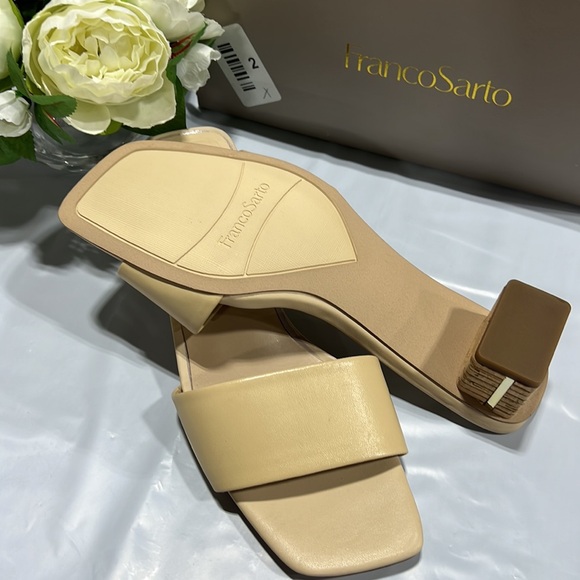 NIB - Franco Sarto Women’s Cruella Slide Sandal, Beige - Size 9 - Picture 7 of 11